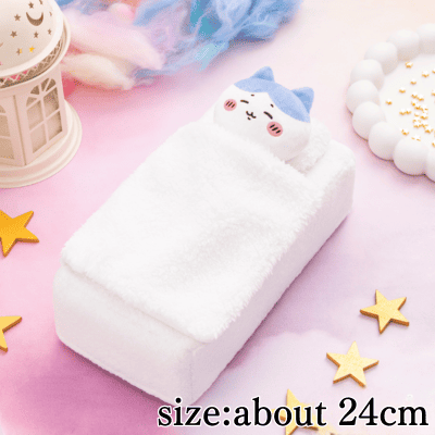 [Hachiware]Chiikawa Futon Plush Tissue Case
