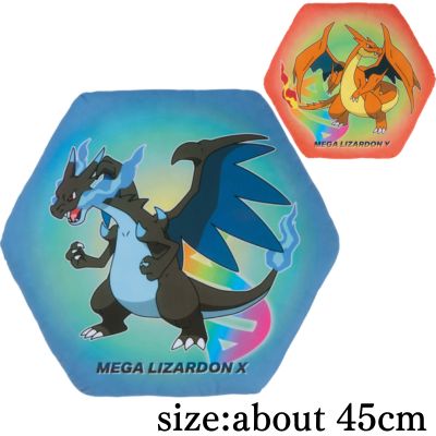 Pokémon Print Cushion ~Mega Charizard X & Mega Charizard Y~