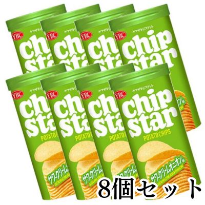 <1 set (8 pieces)> Chip Star S - Sour Cream and Onion Flavor - [Best before: 2027/01]