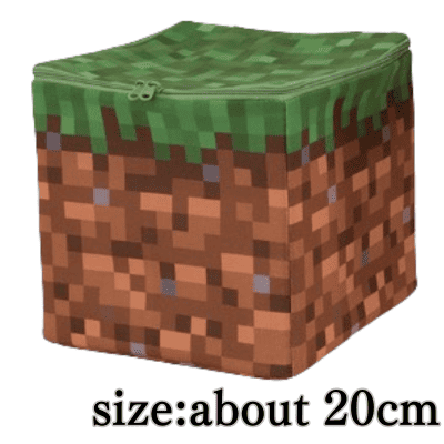 [Get by charging] [Grass Block] Minecraft Block Storage Box ~Grass Block / Workbench~