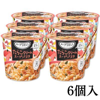 <6-meal set> Cod Roe Cream Soup Pasta by Soup DELI [Best before: March 2027]