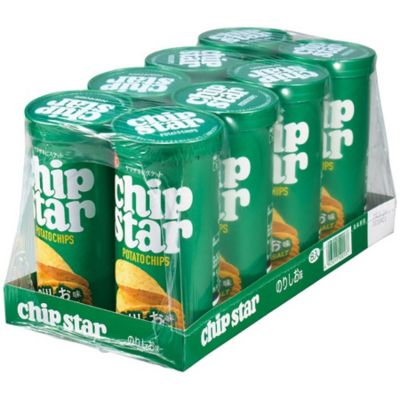 <1 set (8 packs)> Chipstar - Seaweed and Salt Flavor - [Best before: 2026/06]