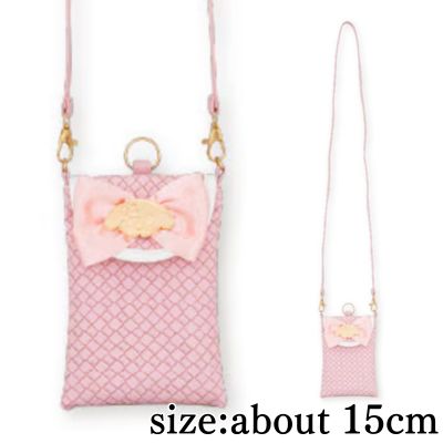 [My Melody(Pink)] My Melody ♡ Kuromi Elegant Ribbon Gadget Case