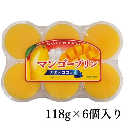 Mango pudding (6 pieces) [Best before: 2026/12/17]