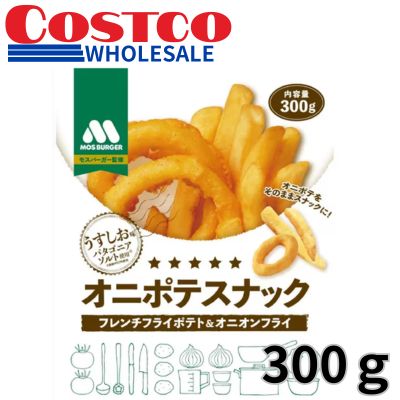 Mos Burger Onion Rings & Potato Snack 300g [Best Before Date: 2026/10/25]