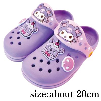 Kuromi (Purple) Sanrio Kids EVA Sandals 20cm