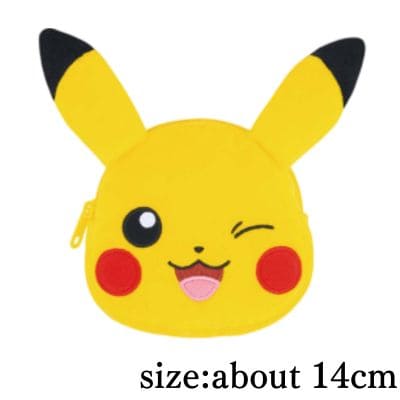 [C: Pikachu] Pokémon Various Expressions Face-Shaped Mini Pouch ~Pikachu~