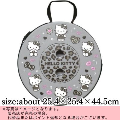 ◇★Early-Month Exclusive★ [Black] Sanrio Characters Folding Chair *Direct shipment; delivery date/time cannot be specified.