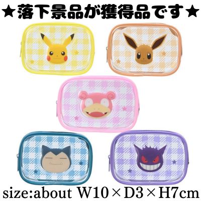 ■Pokémon Puffy Clear Mini Pouch
