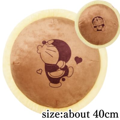 [Love] Doraemon Dorayaki-Shaped Cushion: Enjoy & Love Ver.