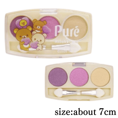 【Purple】Rilakkuma × Pure Gummy Eyeshadow