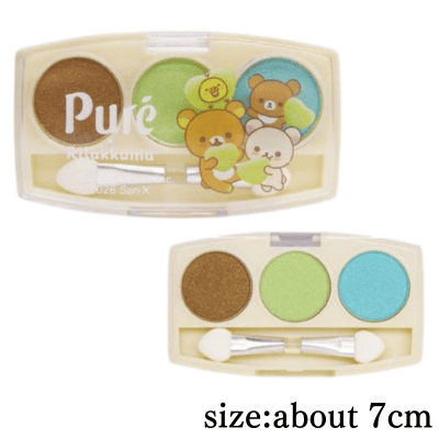 【Green】Rilakkuma × Pure Gummy Eyeshadow