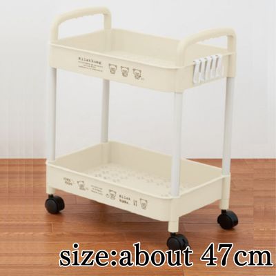 【Off White】Rilakkuma Rilakkuma Style 2-Tier Wagon