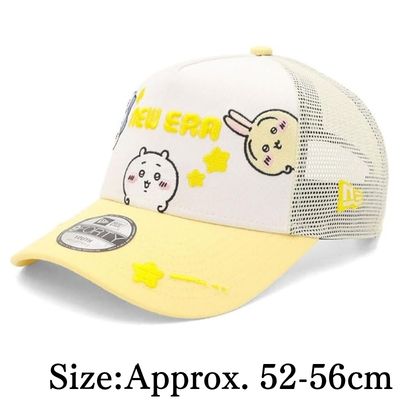 ◇★Early-Month Exclusive★ [Yellow] New Era Kids' Cap 9FORTY A-FRAME – Chiikawa Collaboration *Direct shipment; delivery date/time cannot be specified.