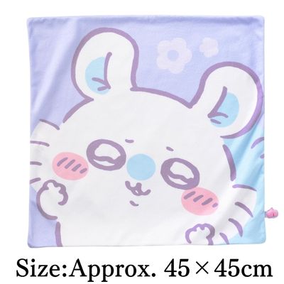 ◇★Early-Month Exclusive★ [Flying Squirrel / Flower] Chiikawa Cushion Cover *Direct shipment; delivery date/time cannot be specified