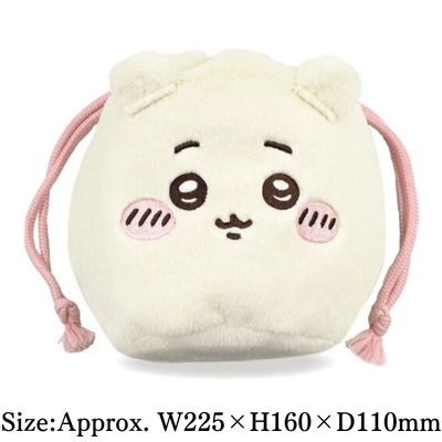 [Chiikawa] Chiikawa Face Drawstring Bag 2