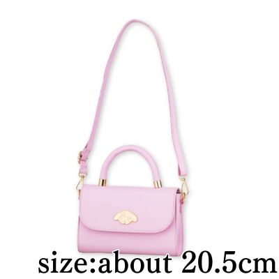 【My Melody】My Melody ♡ Kuromi Pastel Color Shoulder Plate Bag with Handle and Long Strap