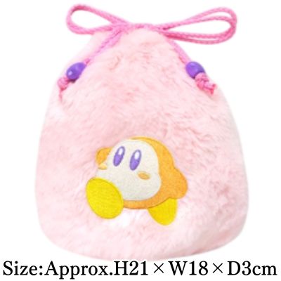 【Waddle Dee】Kirby Plush Drawstring Pouch