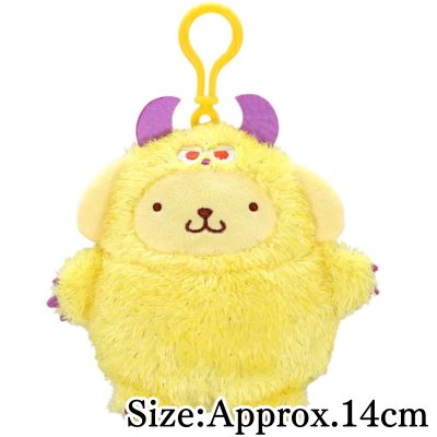 [Pompompurin] Sanrio Characters Clippy Plush Toy – Shaggy Monster –