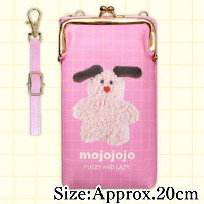 【Pink】mojojojo Smartphone Shoulder Pouch with Wallet
