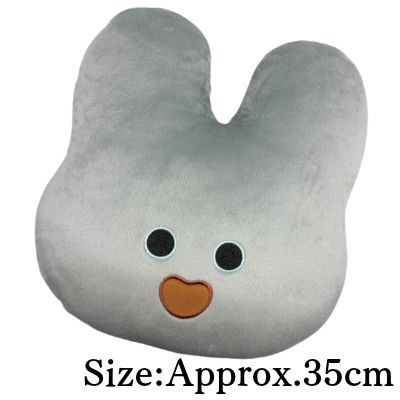 [Gray] Mojojojo Face Cushion (Monochrome)