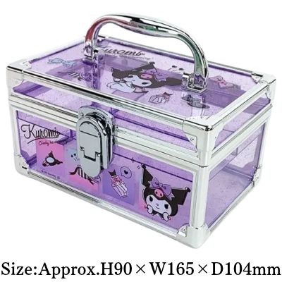 [Kuromi] Sanrio Glitter-Holo Vanity Case