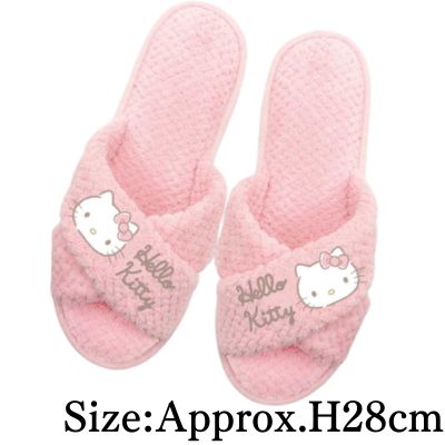 【Hello Kitty】Hello Kitty & Kuromi Fluffy Slippers