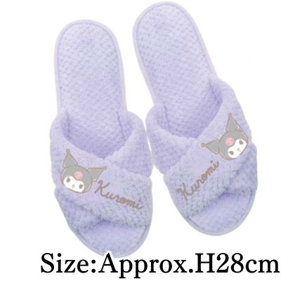【Kuromi】Hello Kitty & Kuromi Fluffy Slippers
