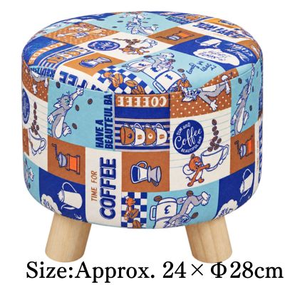 【Coffee Pattern】Tom and Jerry Relaxing Stool Ver. 3
