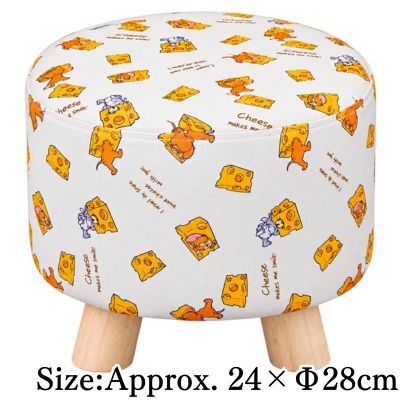 【Cheese Pattern】Tom and Jerry Relaxing Stool Ver. 3