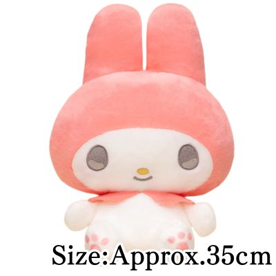 【My Melody】My Melody & Kuromi Kyururin BIG Plush ~Red Riding Hood & Black Hood~