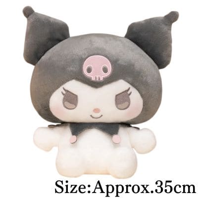 【Kuromi】My Melody & Kuromi Kyururin BIG Plush ~Red Riding Hood & Black Hood~