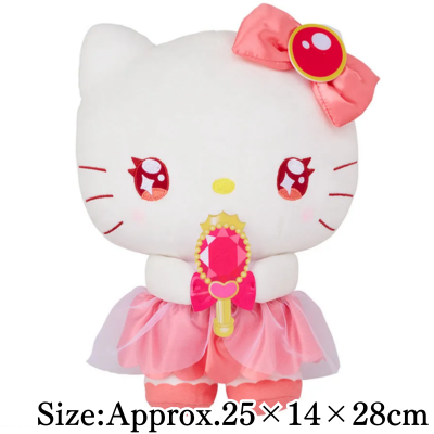 Yurukawa Sanrio Characters L Plush -Hello Kitty- Sparkling ✦ Magical