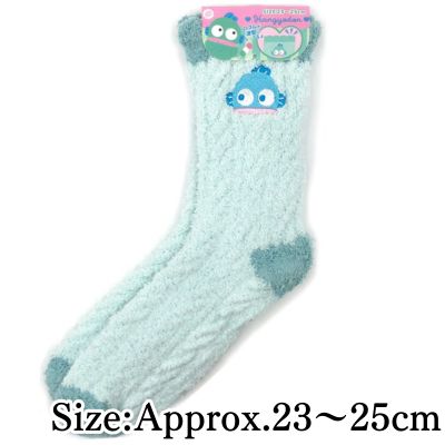 [Hangyodon Cute] Sanrio Knitted-Style Faux-Fur Socks