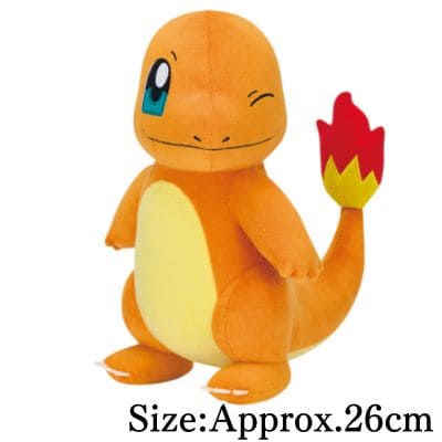 【Charmander】Pokémon Mofugutto “Look at My Tail!” Plush ~Charmander & Raichu~