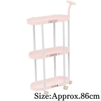 【Pink】Sumikko Gurashi Sumikko's Favorites 3-Tier Wagon with Handle