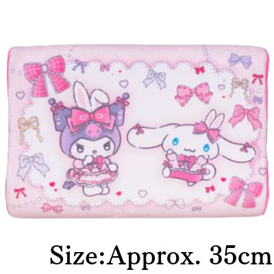 【Kuromi・Cinnamoroll】Sanrio Characters Heart-Pounding Ribbon Rabbit Memory Foam Pillow
