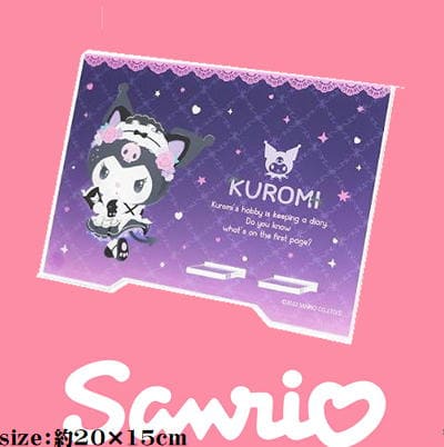 【B:purple】サンリオキャラクターズ　クロミ　アクリルスマホスタンド