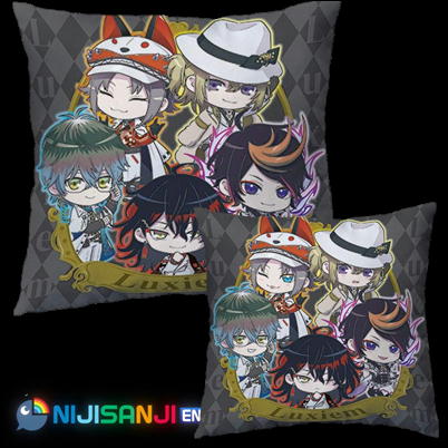 【集合(black)】NIJISANJI EN　Luxiem　プレミアムクッション“Vox Akuma＆集合”
