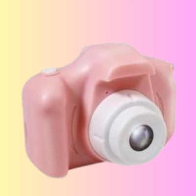 【Pink】カラフルキッズカメラ
