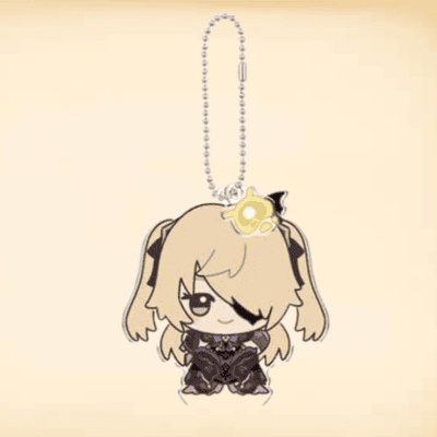 ★祝7周年★＜＜77P＞＞【フィッシュル(Yellow)】原神 ちびぐるみアクリルプレートキーホルダー～秘宝の行方～
