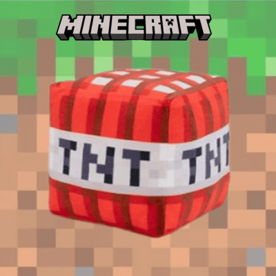 【TNT】マインクラフト 音声入りブロックBIGぬいぐるみ