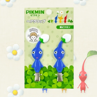 【青ピクミン】ピクミン PIKMIN ヘアクリップ