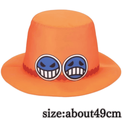 One Piece Large Ace Hat Plush Toy