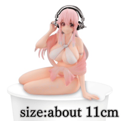 ★祝7周年★11Catch★すーぱーそに子 ぬーどるストッパーフィギュア ーホワイトビキニver.ー　※箱ダメージ有