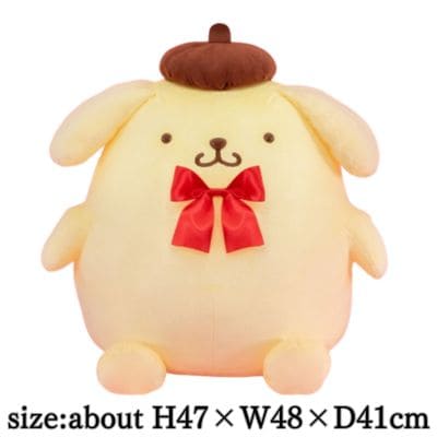 ポムポムプリン 超超BIGぬいぐるみ～おめかし～