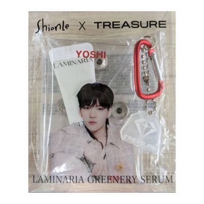 【YOSHI Red】ShionLe × TREASUREグリナリーセラム入りクリアポーチ