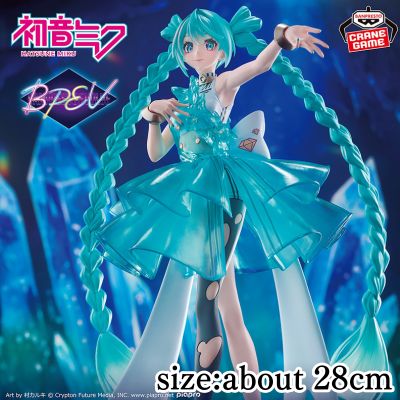 Hatsune Miku BANPRESTO EVOLVE Clearluxe-EmeraldGem-Figure