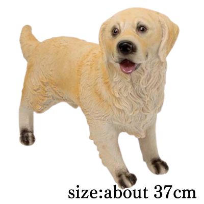 [Light Gold] Realistic Animal Figure Golden Retriever